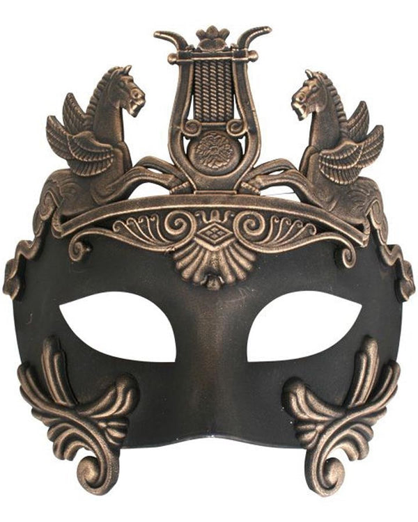 Cavalli Centurion Black and Bronze Masquerade Mask