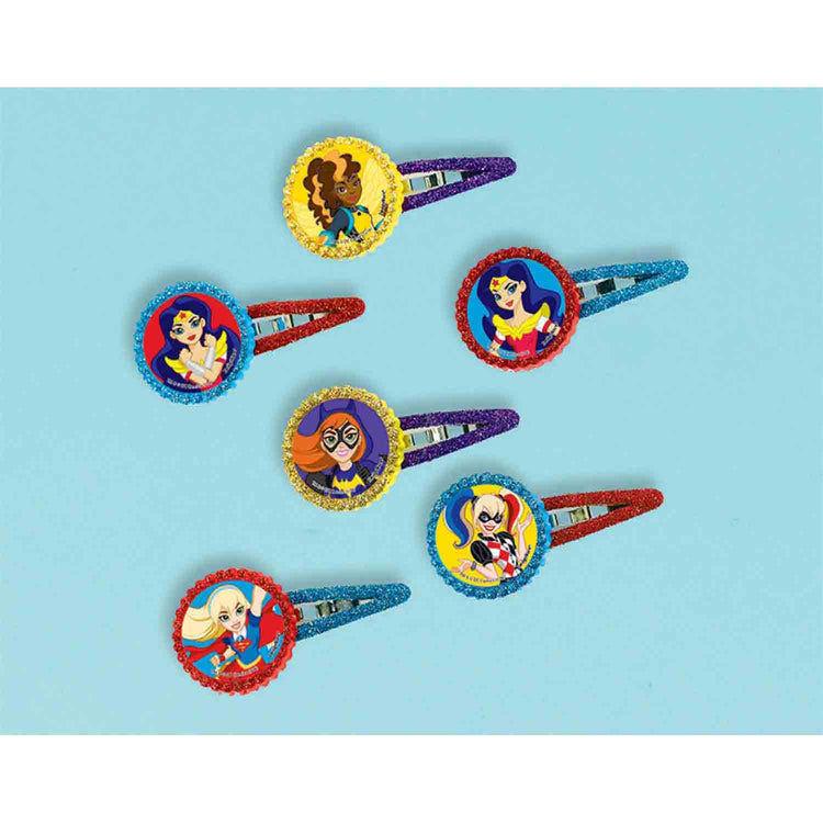 DC Superhero Girls Barrette Favor Pack of 12