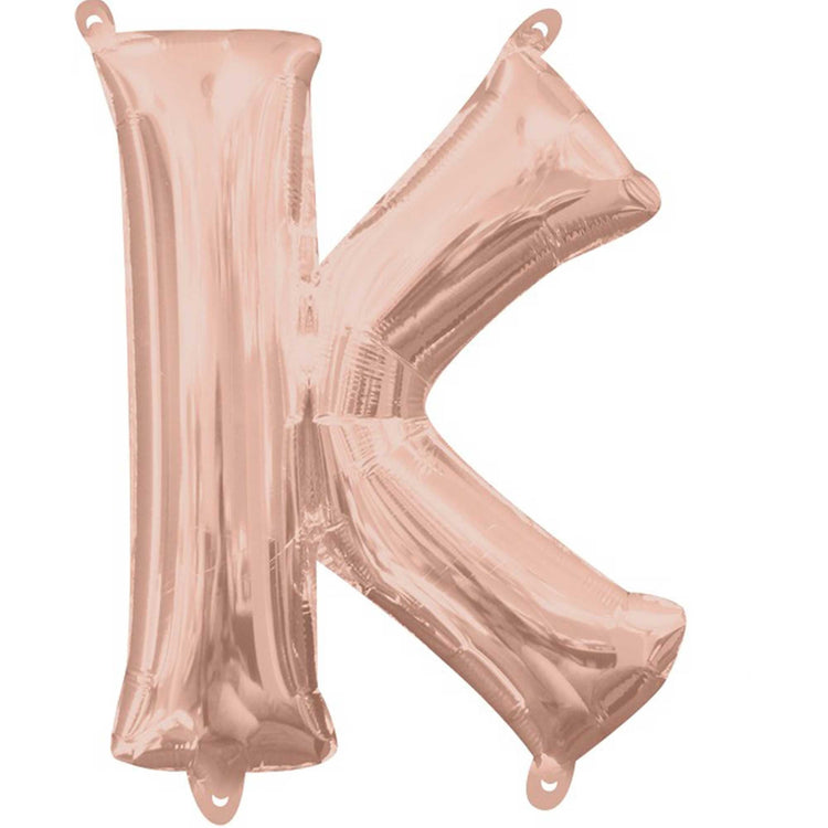 CI: Letter K Rose Gold L16