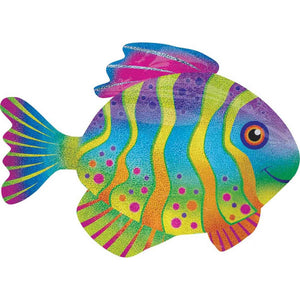 SuperShape Holographic Colourful Fish P40