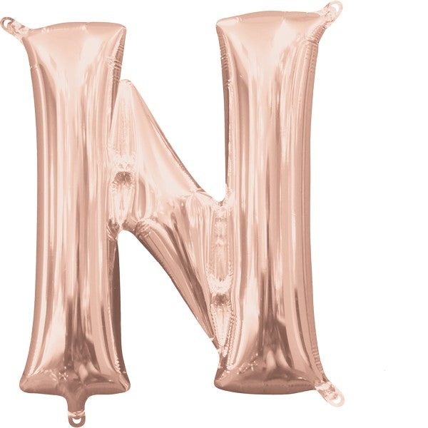 CI: Letter N Rose Gold L16