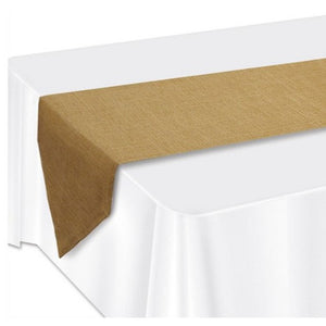 Kraft Faux Burlap Table Runner 1.8m