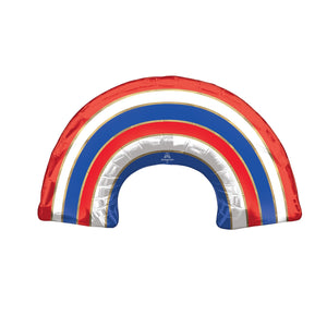 SuperShape Peace Love Unity Red, White & Blue Rainbow P30