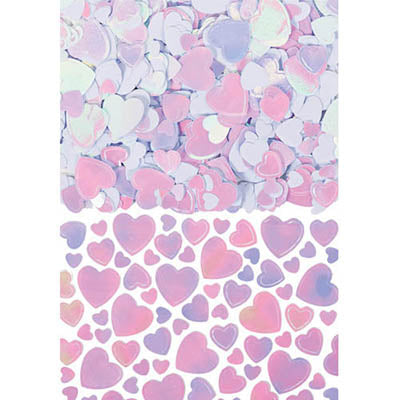 Hearts Confetti 70g -Iridescent