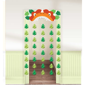 Dino-Mite Party Dinosaur Door Curtain