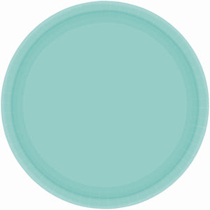 Robins Egg Blue 23cm Round Paper Plates Pack of 20