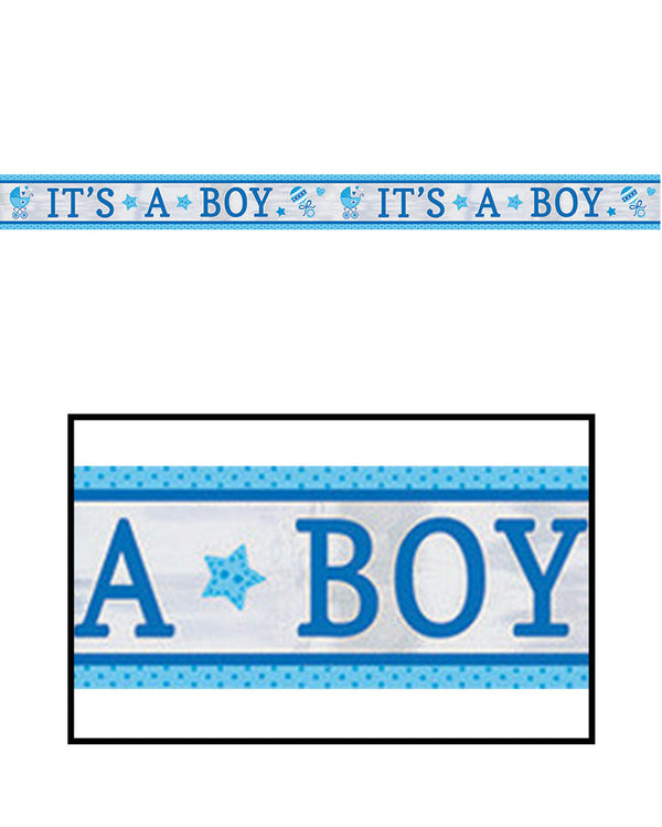 Baby Boy Banner - Foil