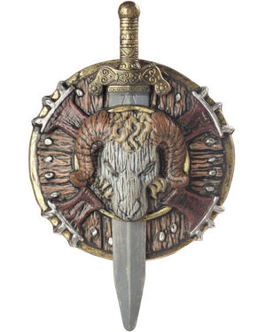 Barbarian Combat Sword and Shield Prop