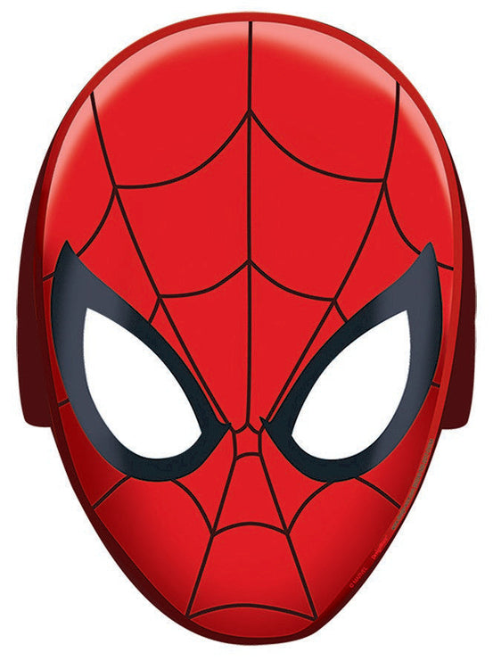 Spiderman Webbed Wonder Party Mask Pack of 8