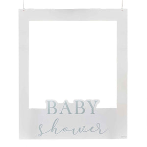 Hello Baby Photo Booth Frame Off White