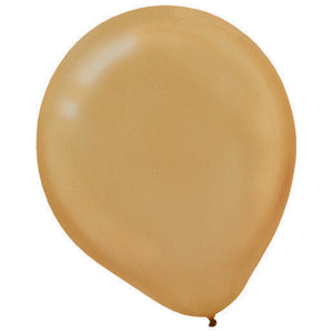 Latex Balloons 12cm 50 Pack Gold Pack of 50