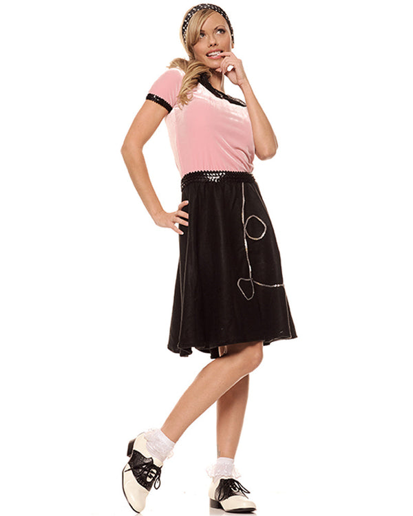 50s Black and White Saddle Womens Shoes