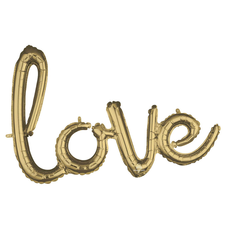 CI: Script Phrase love White Gold Silver G40