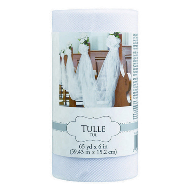 Tulle Spool - White