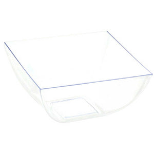 Clear 236ml Mini Plastic Bowls Pack of 10