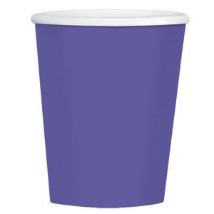 New Purple 354ml Paper Coffee Cups Pack of 40