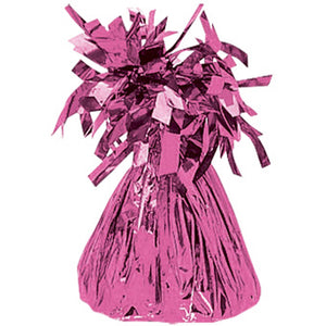 Small Foil Balloon Weight - Bright Pink