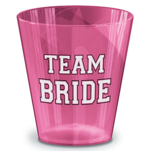 Team Bride Plastic Shot Glasses Pack of 40