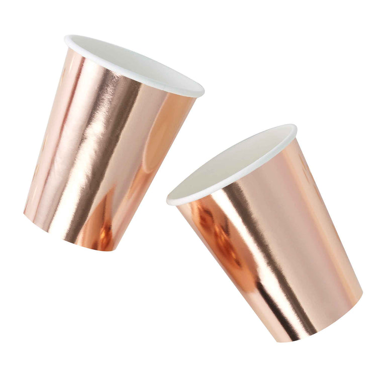 Pick & Mix Rose Gold Cup Rose Gold Pack of 8