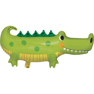 Alligator Party 46cm x 92cm Foil Balloon