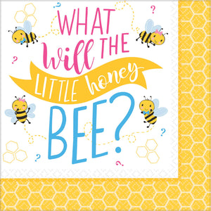 What Will it Bee? Lunch Napkins Pack of 16