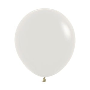 Sempertex 45cm Pastel Dusk Cream Latex Balloons 107, 6PK