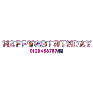 Spirit Riding Free Happy Birthday Jumbo Add-An-Age Letter Banner