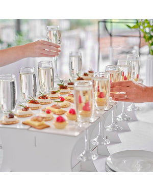 Contemporary Wedding Grazing Board and Drink Stand