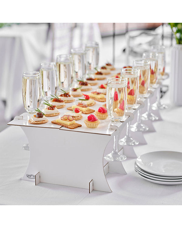 Contemporary Wedding Grazing Board and Drink Stand