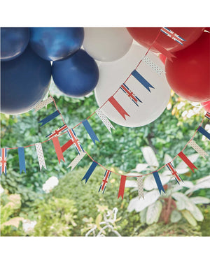 Coronation Party Union Jack Street Party Bunting Decoration