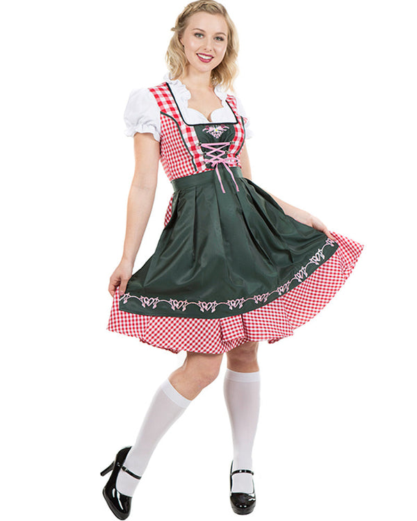 Emilia Deluxe Oktoberfest Dirndl Womens Costume