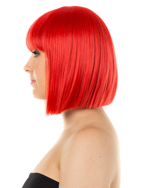 Fashion Deluxe Red Bob Wig