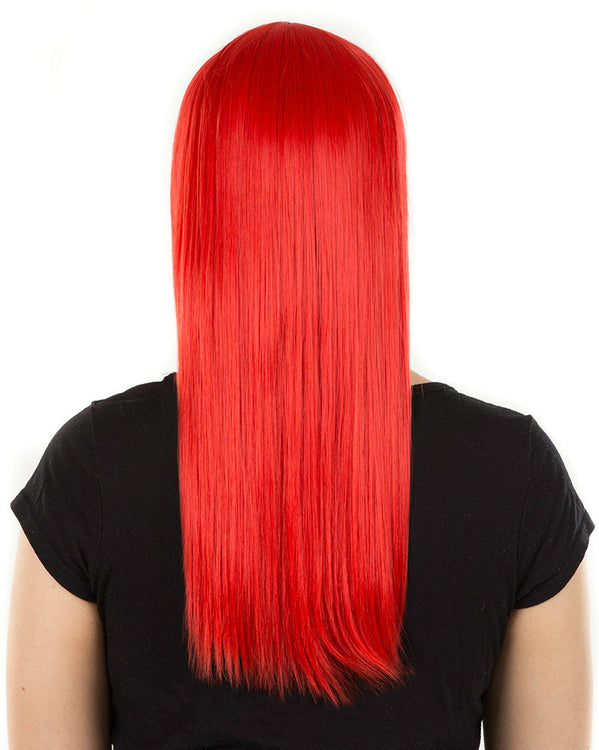 Fashion Deluxe Red Long Wig