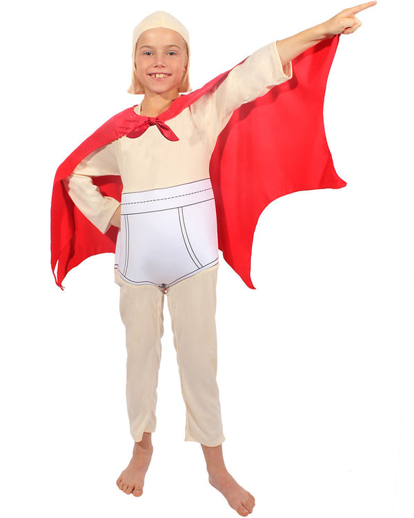 Underwear Hero Kids Costume