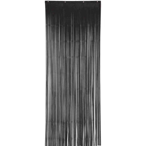 Metallic Curtain Black 2.4m