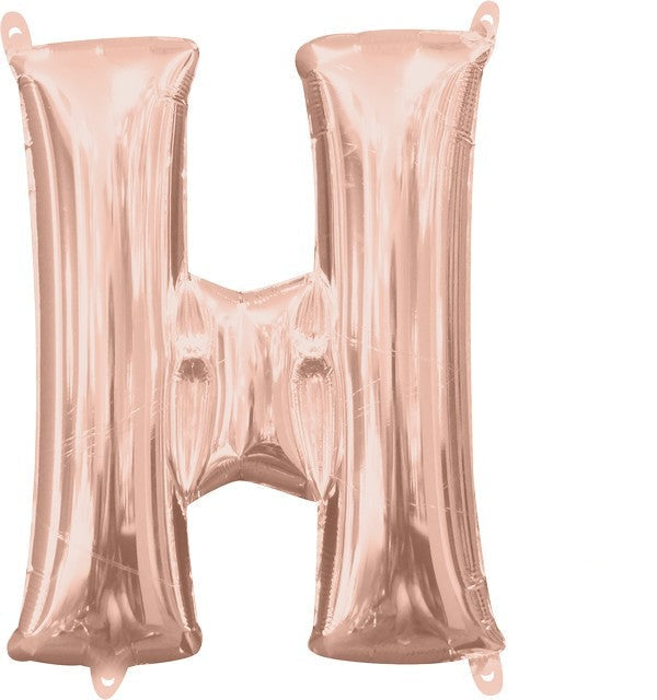 CI: Letter H Rose Gold L16