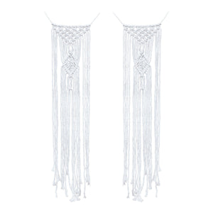 A Touch of Pampas Chair Decorations  Macrame Pack of 2