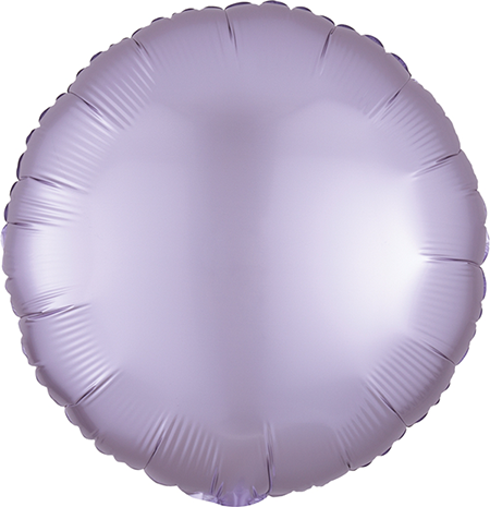 45cm Standard HX Satin Luxe Pastel Lilac Circle S18