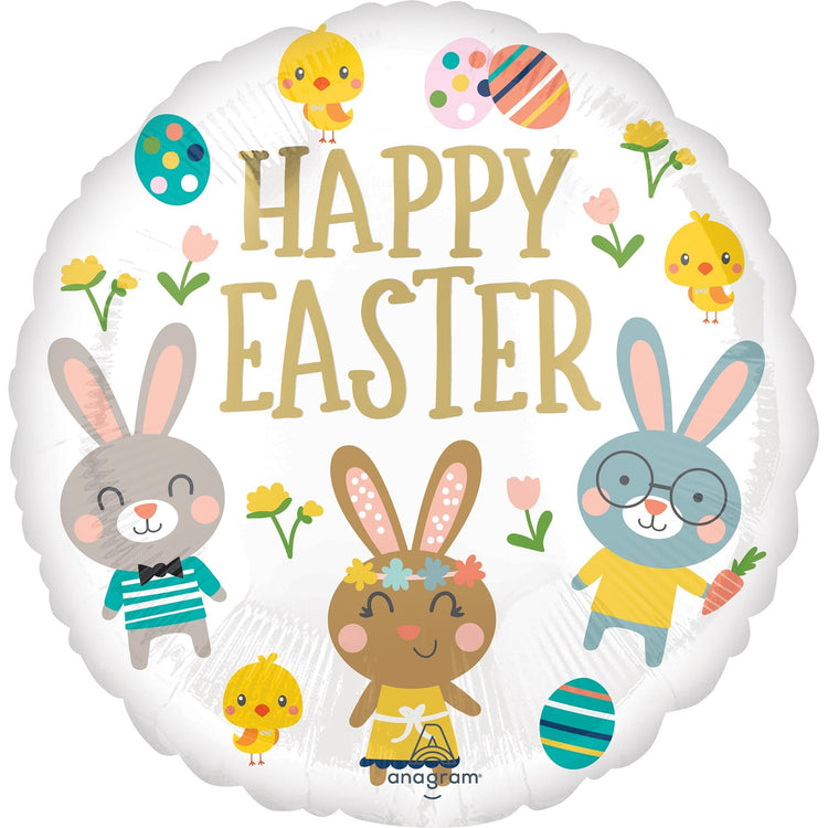 45cm Standard HX Happy Easter Garden Party S40