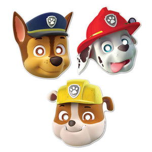 Paw Patrol Paper Masks Pack of 8