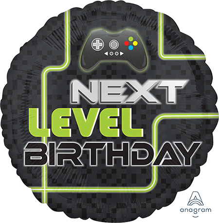 45cm Standard HX Level Up Next Level Birthday S40