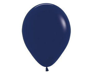 Sempertex 30cm Fashion Navy Blue Latex Balloons 044, 100PK Pack of 100