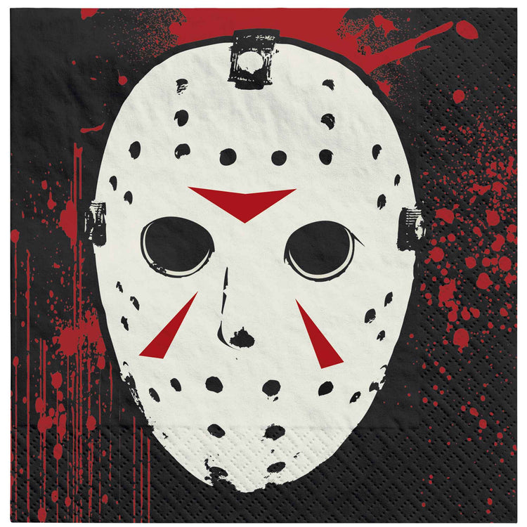 Friday the 13th Beverage Napkin Pack of 16