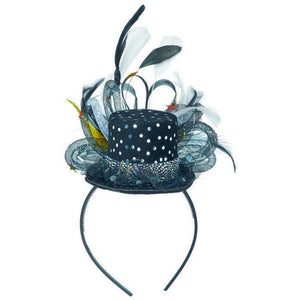 Deluxe Hollywood Mini Top Hat Headband