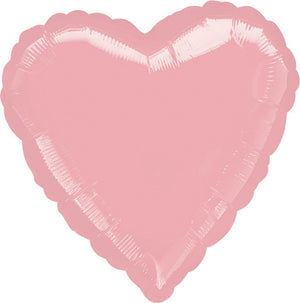 45cm Standard Heart HX Metallic Pearl Pastel Pink S15