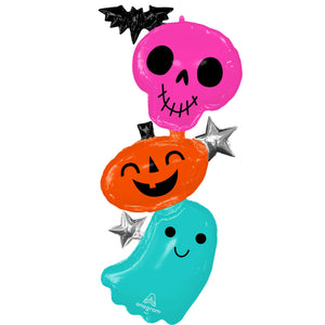 Multi-Balloon Colourful & Creepy Halloween Characters P70