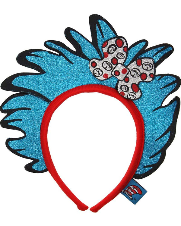Dr Seuss Cat in the Hat Thing 1 and Thing 2 Glitter Headband