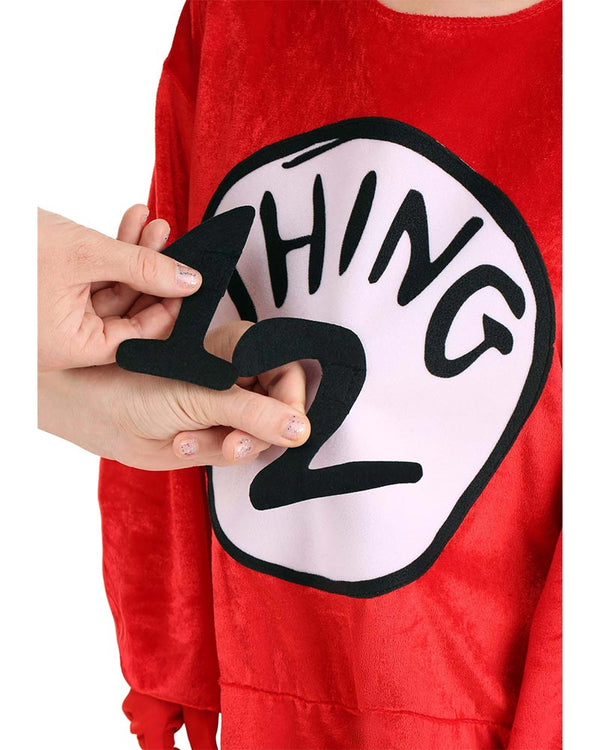 Dr Seuss Thing 1 and 2 Deluxe Kids Costume