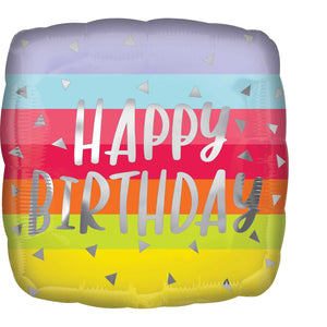 45cm Standard HX Bright and Bold Happy Birthday S40