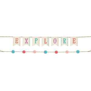 Free Spirit Happy Birthday Banner Kit Explore Pack of 2